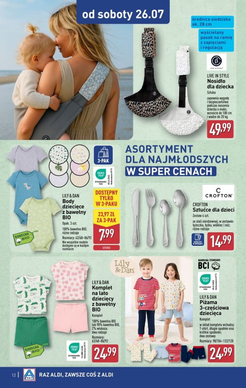 Aldi - gazetka promocyjna Aldi ma to coś! od środy 23.07 do soboty 26.07 - strona 12