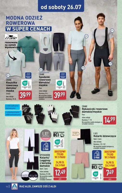 Aldi - gazetka promocyjna Aldi ma to coś! od środy 23.07 do soboty 26.07 - strona 14