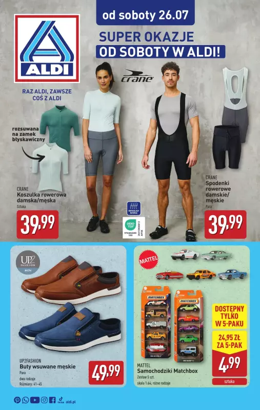Aldi - gazetka promocyjna Super okazje od soboty w Aldi! od soboty 26.07 do piątku 01.08