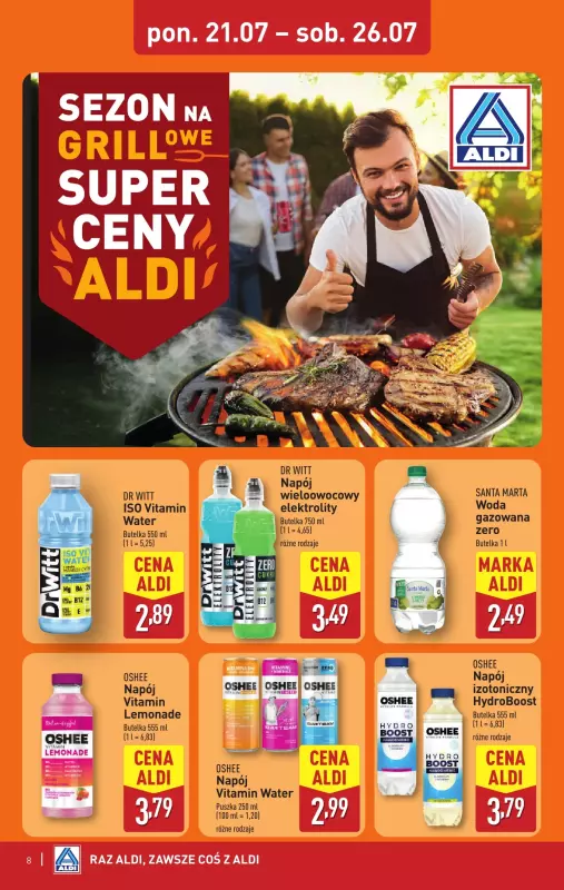 Aldi - gazetka promocyjna Weekend super cen w Aldi! od czwartku 24.07 do soboty 26.07 - strona 8
