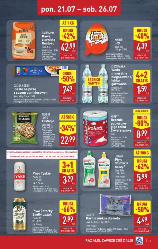 Aldi - gazetka promocyjna Weekend super cen w Aldi! od czwartku 24.07 do soboty 26.07 - strona 3