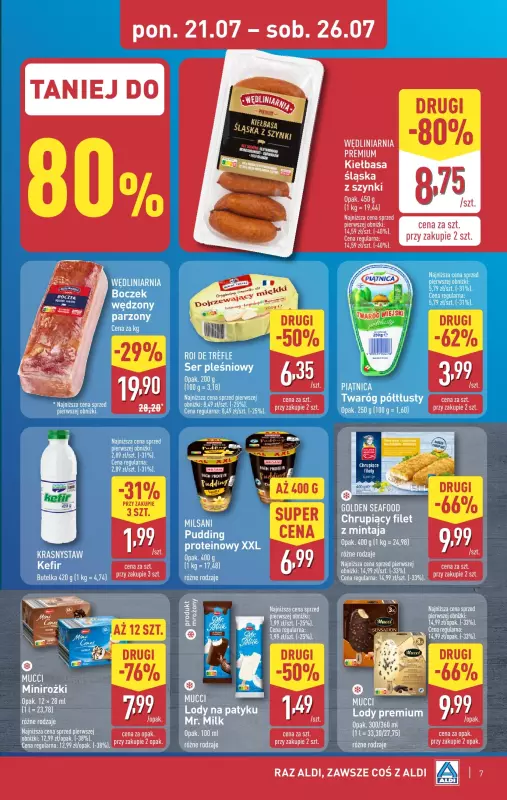 Aldi - gazetka promocyjna Pełny katalog! od poniedziałku 21.07 do soboty 26.07 - strona 7