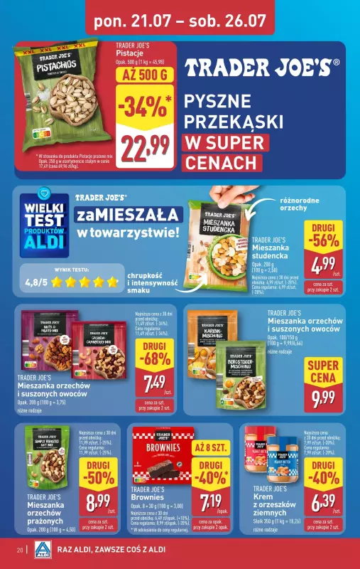 Aldi - gazetka promocyjna Pełny katalog! od poniedziałku 21.07 do soboty 26.07 - strona 20
