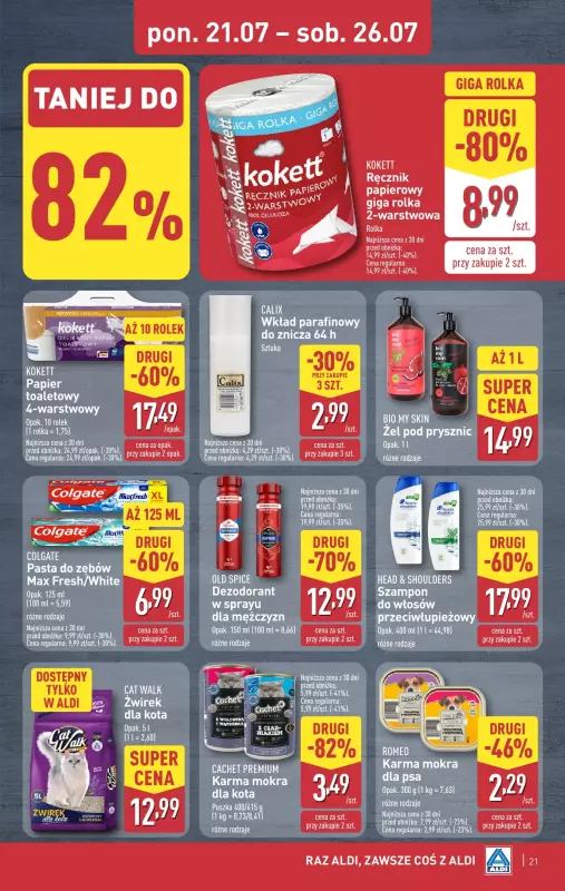 Aldi - gazetka promocyjna Pełny katalog! od poniedziałku 21.07 do soboty 26.07 - strona 21