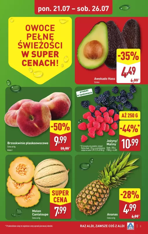 Aldi - gazetka promocyjna Pełny katalog! od poniedziałku 21.07 do soboty 26.07 - strona 3