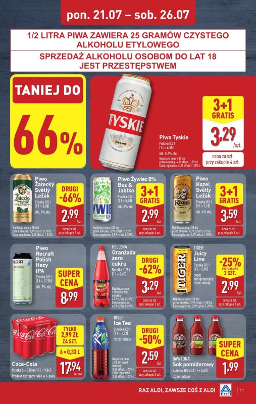 Aldi - gazetka promocyjna Pełny katalog! od poniedziałku 21.07 do soboty 26.07 - strona 11