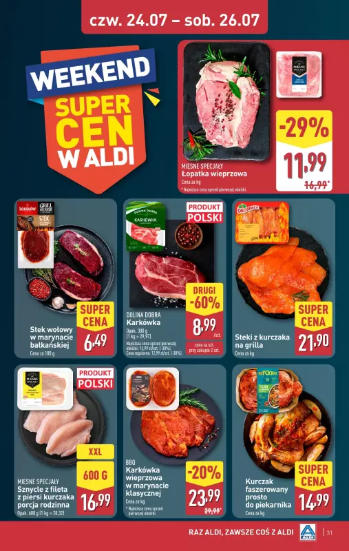 Aldi - gazetka promocyjna Pełny katalog! od poniedziałku 21.07 do soboty 26.07 - strona 31