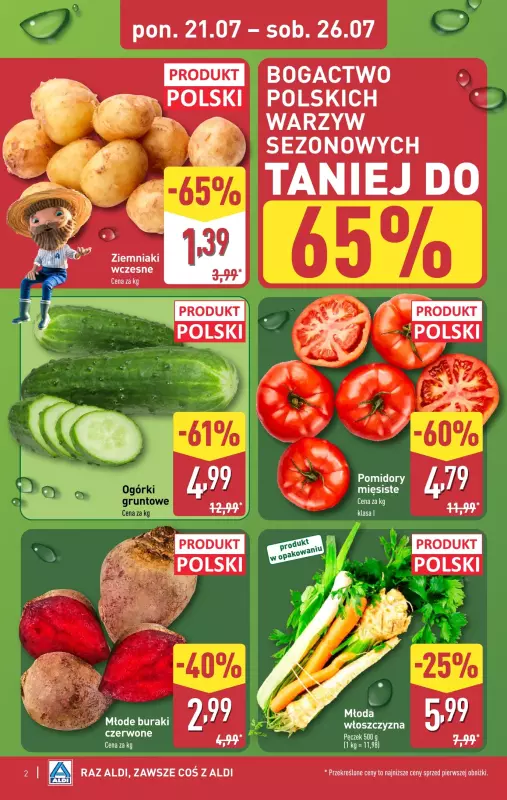 Aldi - gazetka promocyjna Pełny katalog! od poniedziałku 21.07 do soboty 26.07 - strona 2
