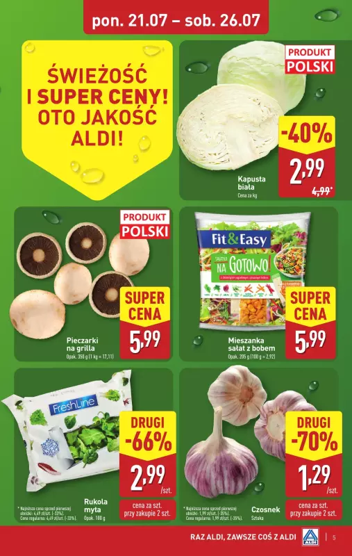 Aldi - gazetka promocyjna Pełny katalog! od poniedziałku 21.07 do soboty 26.07 - strona 5