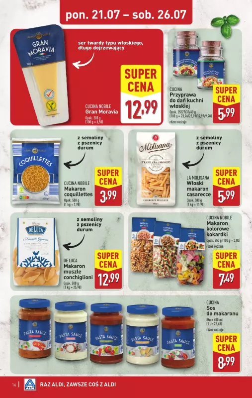 Aldi - gazetka promocyjna Pełny katalog! od poniedziałku 21.07 do soboty 26.07 - strona 16