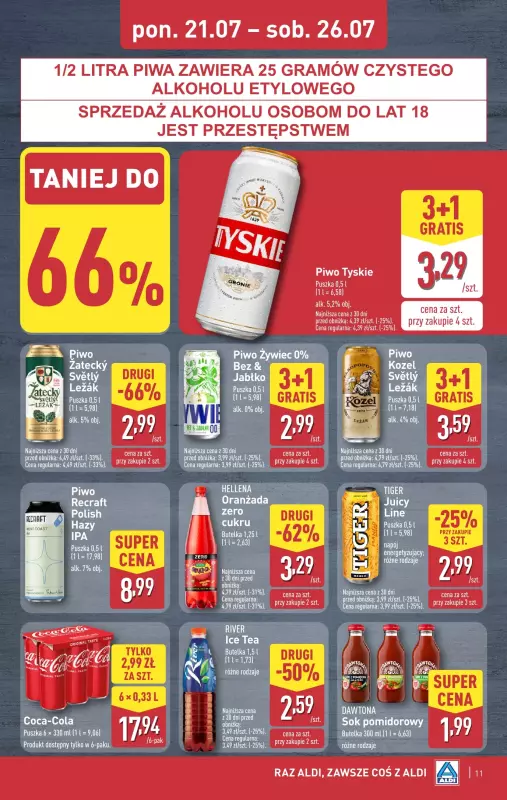 Aldi - gazetka promocyjna Pełny katalog! od poniedziałku 21.07 do soboty 26.07 - strona 11