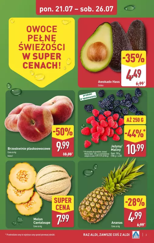 Aldi - gazetka promocyjna Pełny katalog! od poniedziałku 21.07 do soboty 26.07 - strona 3