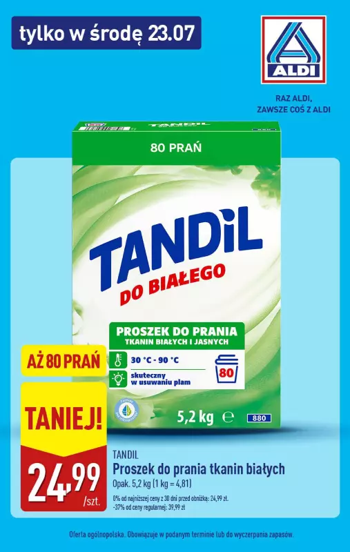 Aldi - gazetka promocyjna Tylko w środę! od środy 23.07 do środy 23.07 - strona 3