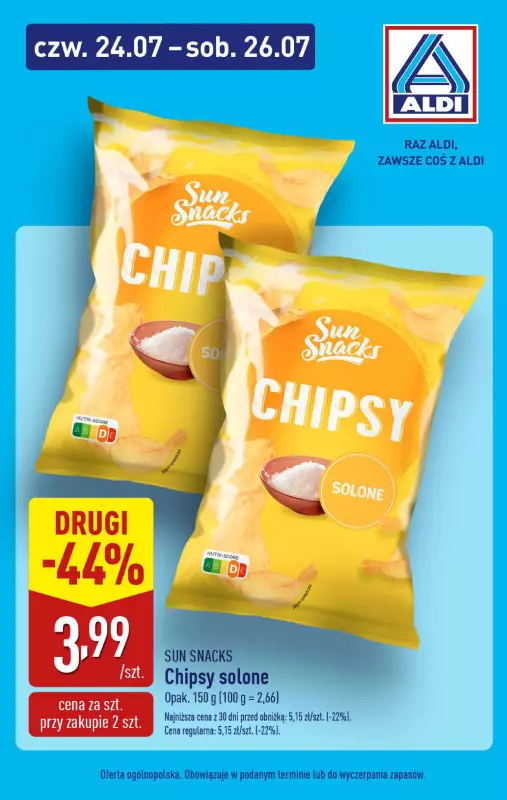 Aldi - gazetka promocyjna Weekend super cen w Aldi! od czwartku 24.07 do soboty 26.07 - strona 7
