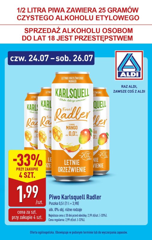 Aldi - gazetka promocyjna Weekend super cen w Aldi! od czwartku 24.07 do soboty 26.07 - strona 5
