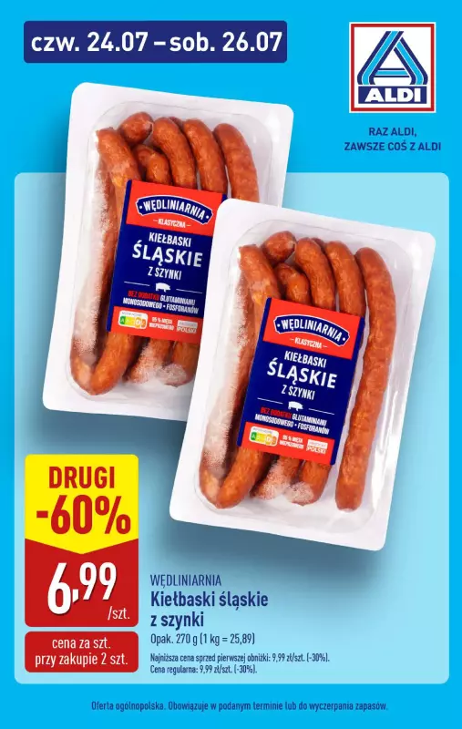 Aldi - gazetka promocyjna Weekend super cen w Aldi! od czwartku 24.07 do soboty 26.07 - strona 6
