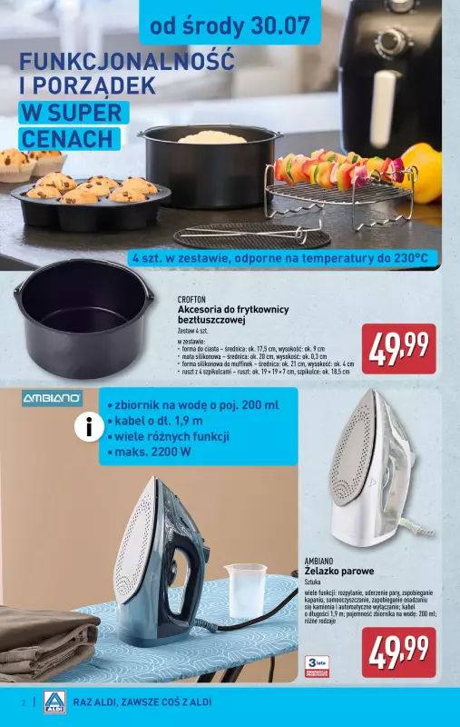 Aldi - gazetka promocyjna Aldi ma to coś! od środy 30.07 do soboty 02.08 - strona 2