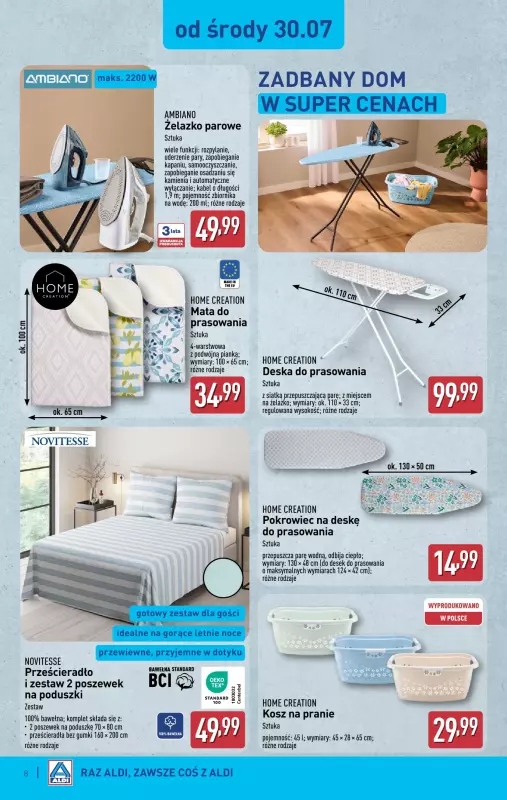 Aldi - gazetka promocyjna Aldi ma to coś! od środy 30.07 do soboty 02.08 - strona 8