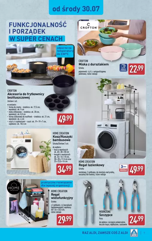 Aldi - gazetka promocyjna Aldi ma to coś! od środy 30.07 do soboty 02.08 - strona 7