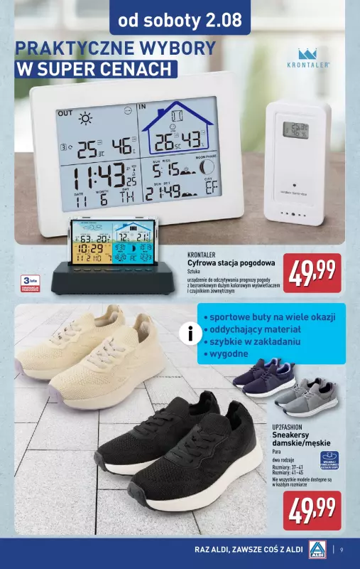 Aldi - gazetka promocyjna Aldi ma to coś! od środy 30.07 do soboty 02.08 - strona 9