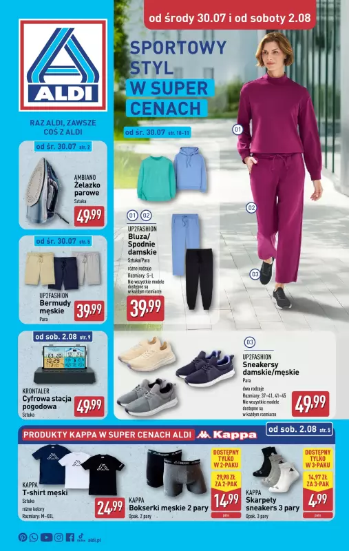 Aldi - gazetka promocyjna Aldi ma to coś! od środy 30.07 do soboty 02.08