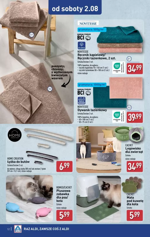 Aldi - gazetka promocyjna Aldi ma to coś! od środy 30.07 do soboty 02.08 - strona 12