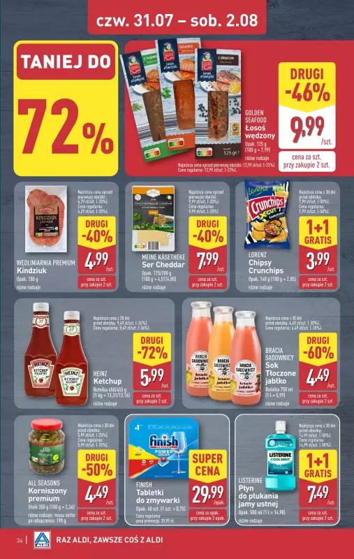Aldi - gazetka promocyjna Pełny katalog! od poniedziałku 28.07 do soboty 02.08 - strona 34