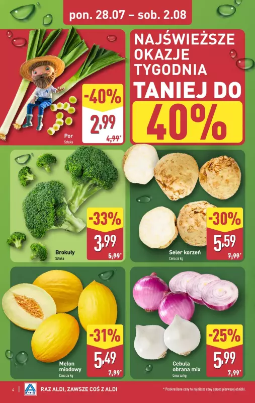 Aldi - gazetka promocyjna Pełny katalog! od poniedziałku 28.07 do soboty 02.08 - strona 4