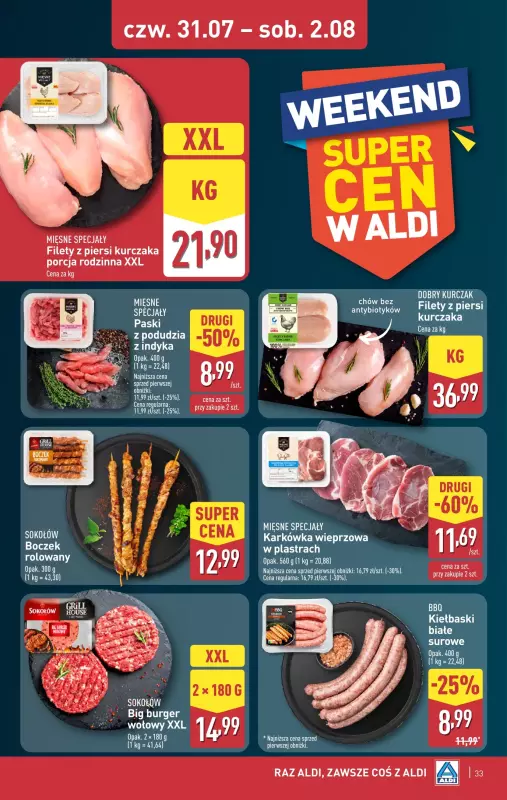 Aldi - gazetka promocyjna Pełny katalog! od poniedziałku 28.07 do soboty 02.08 - strona 33