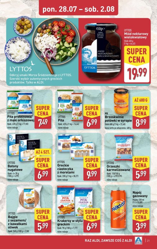 Aldi - gazetka promocyjna Pełny katalog! od poniedziałku 28.07 do soboty 02.08 - strona 21