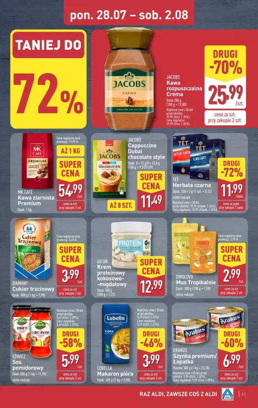 Aldi - gazetka promocyjna Pełny katalog! od poniedziałku 28.07 do soboty 02.08 - strona 11