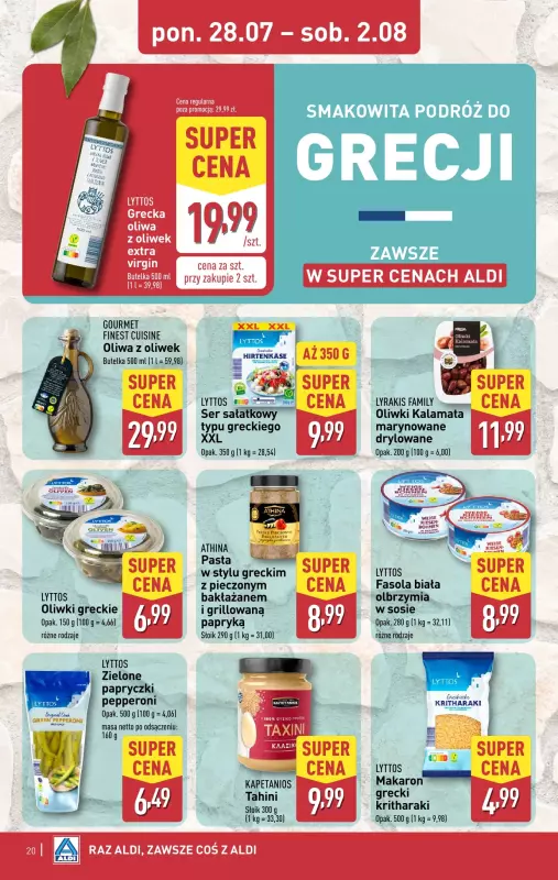Aldi - gazetka promocyjna Pełny katalog! od poniedziałku 28.07 do soboty 02.08 - strona 20