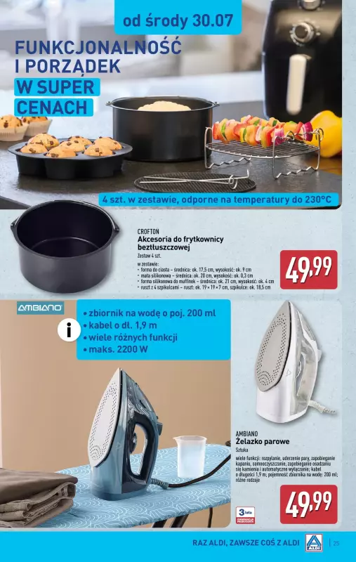 Aldi - gazetka promocyjna Pełny katalog! od poniedziałku 28.07 do soboty 02.08 - strona 25
