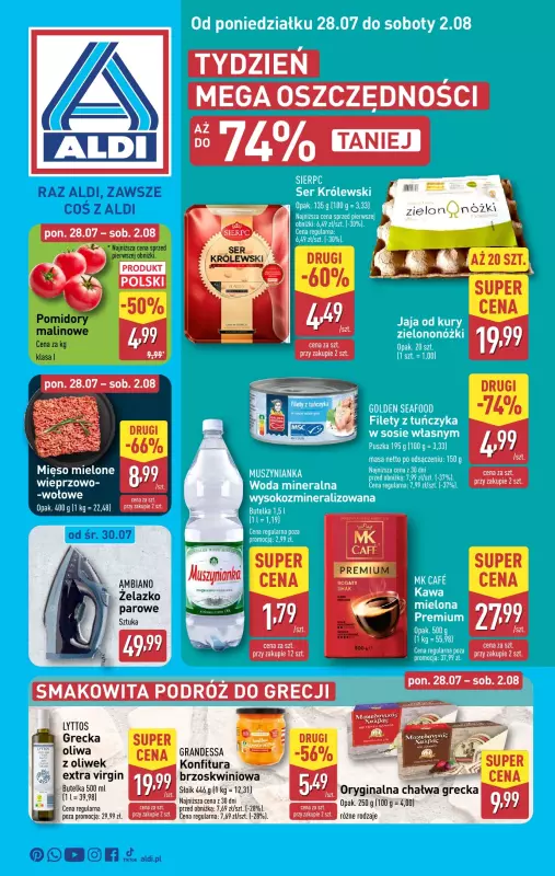 Aldi - gazetka promocyjna Pełny katalog! od poniedziałku 28.07 do soboty 02.08