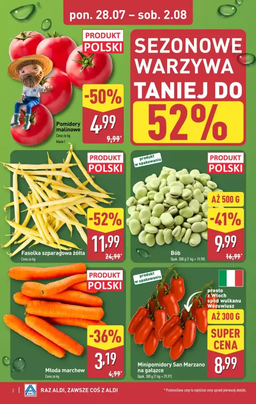 Aldi - gazetka promocyjna Pełny katalog! od poniedziałku 28.07 do soboty 02.08 - strona 2