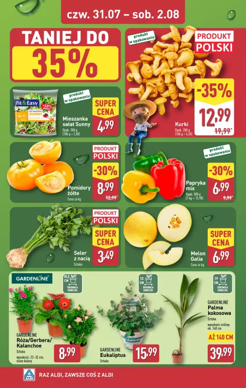 Aldi - gazetka promocyjna Farmer Aldik poleca! od poniedziałku 28.07 do soboty 02.08 - strona 6