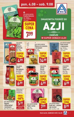 Aldi - gazetka promocyjna Smakowita podróż do Azji od poniedziałku 04.08 do soboty 09.08