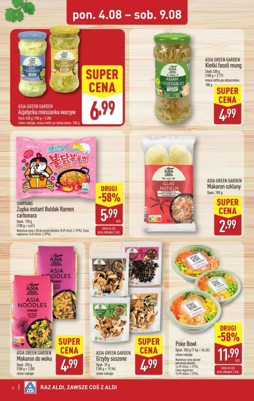 Aldi - gazetka promocyjna Smakowita podróż do Azji od poniedziałku 04.08 do soboty 09.08 - strona 4