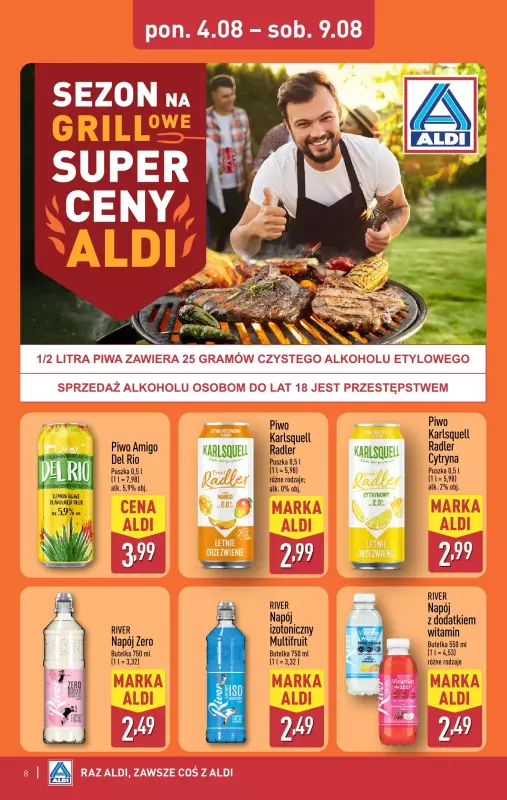 Aldi - gazetka promocyjna Pełny katalog! od poniedziałku 04.08 do soboty 09.08 - strona 8