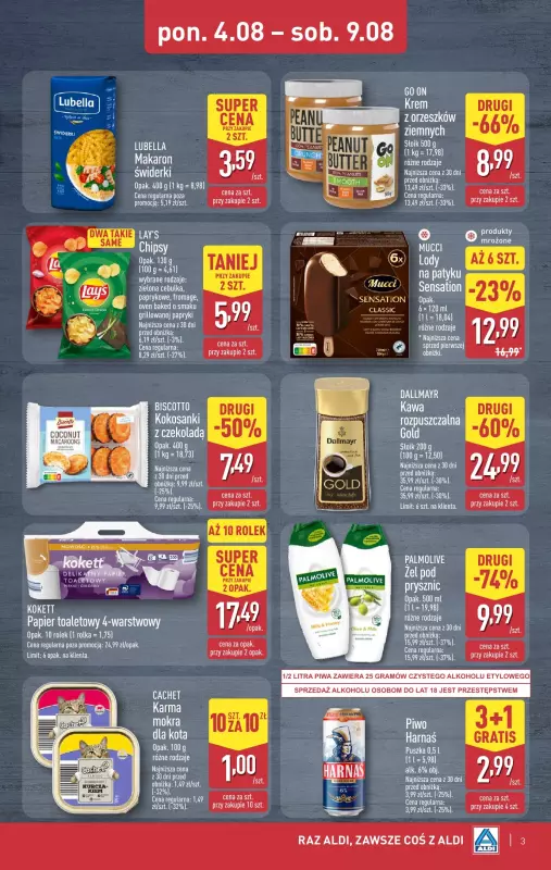 Aldi - gazetka promocyjna Weekend super cen w Aldi! od czwartku 07.08 do soboty 09.08 - strona 3