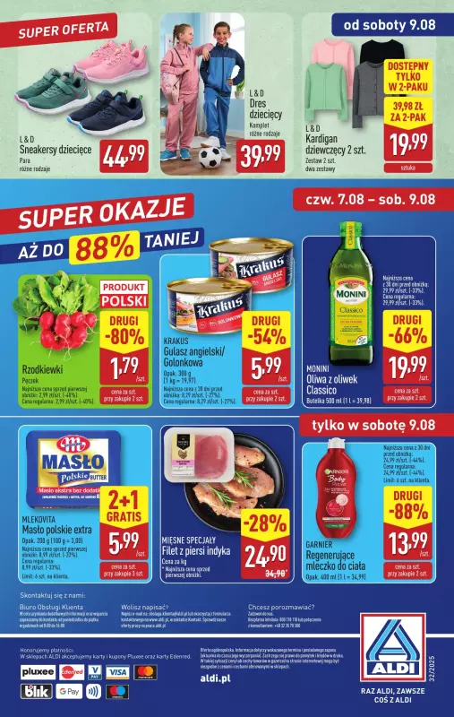 Aldi - gazetka promocyjna Wyjątkowe okazje od soboty! od soboty 09.08 do piątku 15.08 - strona 8