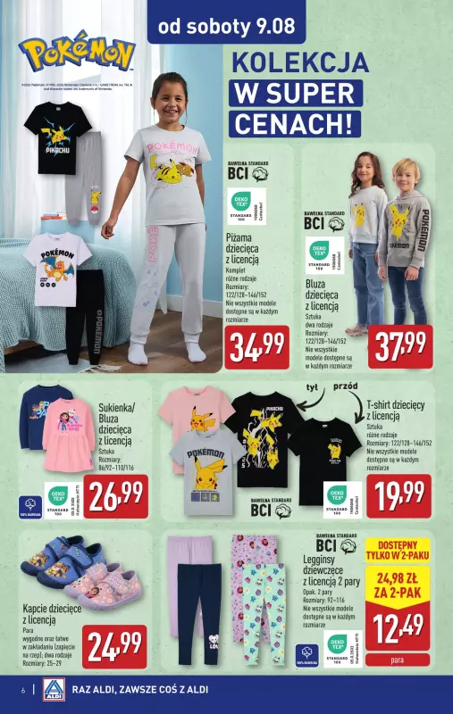 Aldi - gazetka promocyjna Wyjątkowe okazje od soboty! od soboty 09.08 do piątku 15.08 - strona 6