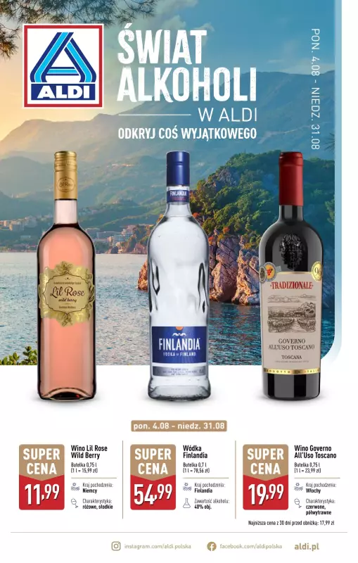 Aldi - gazetka promocyjna Gazetka alkoholowa  