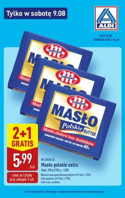 Aldi - gazetka promocyjna Tylko w sobotę! od soboty 09.08 do soboty 09.08