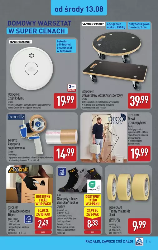Aldi - gazetka promocyjna Aldi ma to coś! od środy 13.08 do soboty 16.08 - strona 5