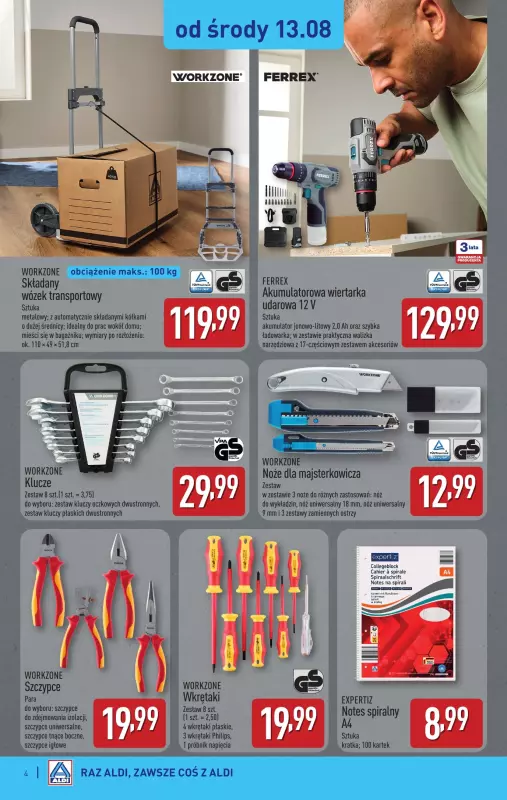 Aldi - gazetka promocyjna Aldi ma to coś! od środy 13.08 do soboty 16.08 - strona 4
