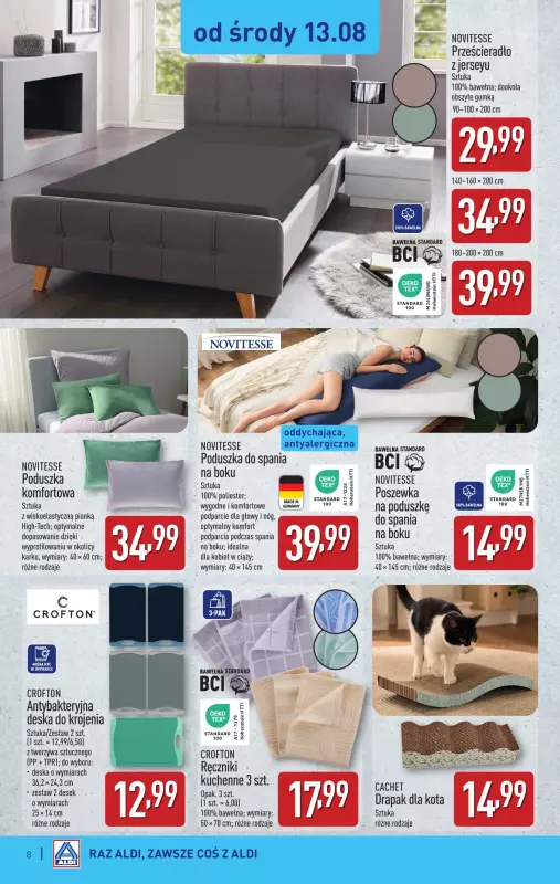 Aldi - gazetka promocyjna Aldi ma to coś! od środy 13.08 do soboty 16.08 - strona 8