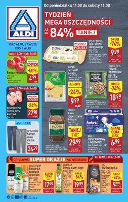 Aldi - gazetka promocyjna Pełny katalog! od poniedziałku 11.08 do soboty 16.08