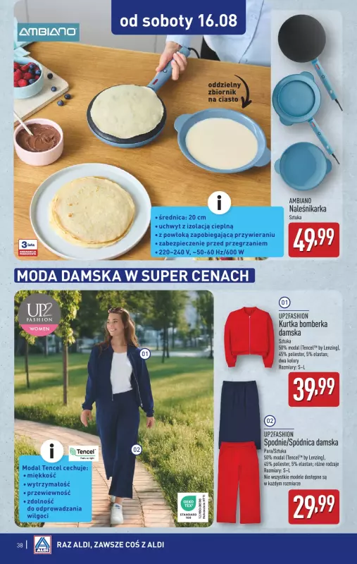 Aldi - gazetka promocyjna Pełny katalog! od poniedziałku 11.08 do soboty 16.08 - strona 38