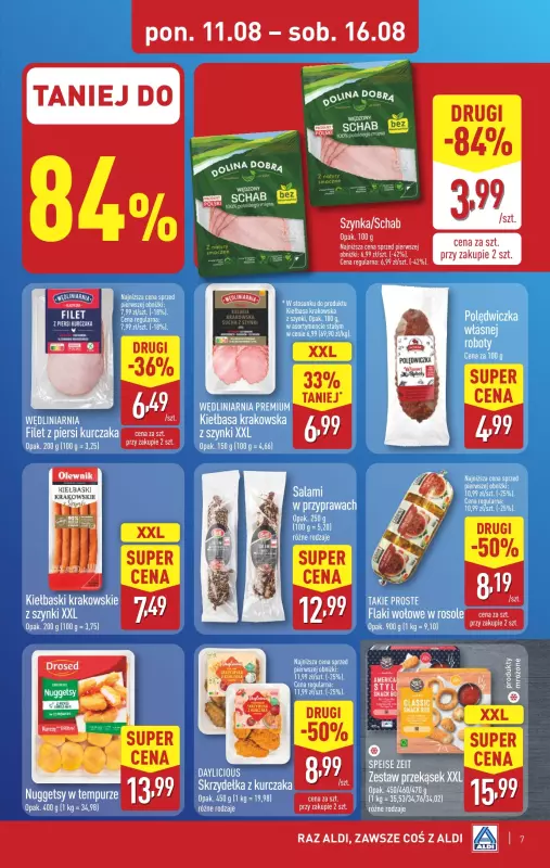 Aldi - gazetka promocyjna Pełny katalog! od poniedziałku 11.08 do soboty 16.08 - strona 7
